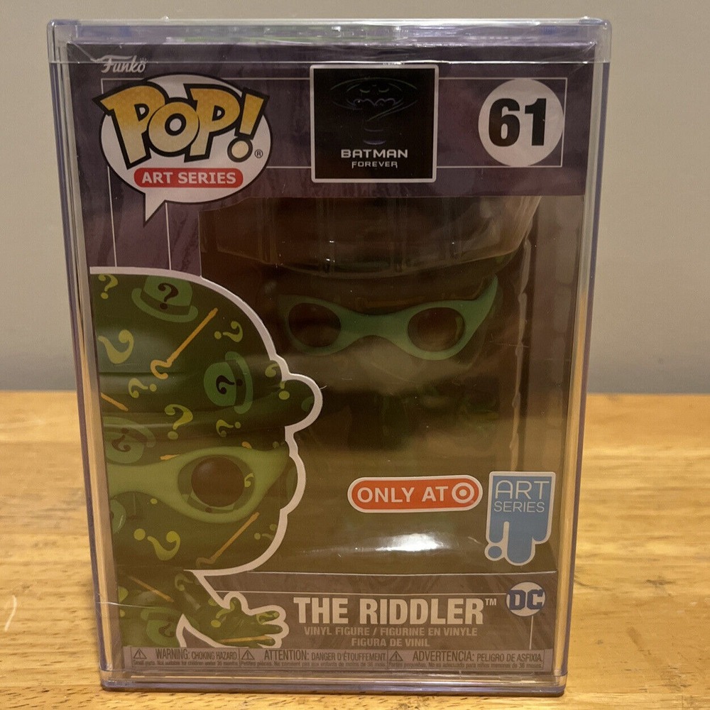 Funko POP - DC Comics Batman- THE RIDDLER 61 ART SERIES - Exclusive w/ HARD CASE